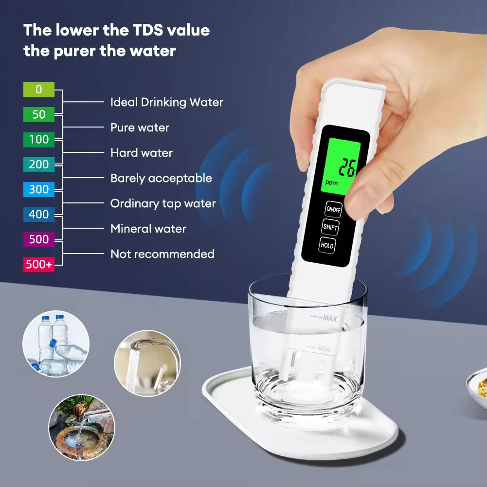 High Quality New TDS/EC/TEMP Tester Water Quality TDS Meter for Drinking Water