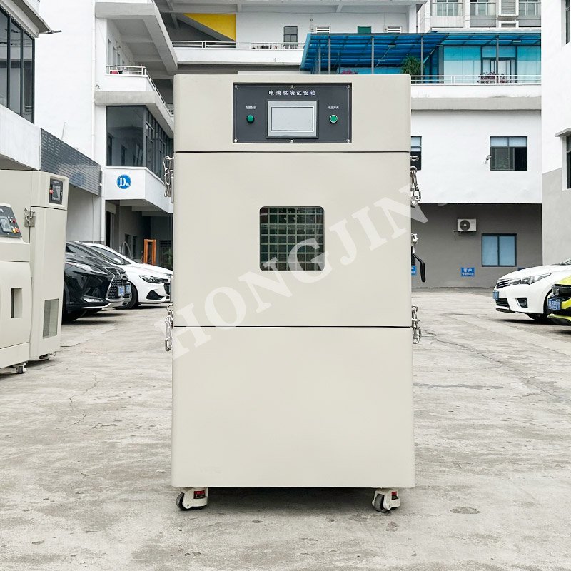 Auto Lithium Battery Combustion Test Chamber Battery Safety Testing Equipment Lithium Battery Pack Flame Resistance Tester