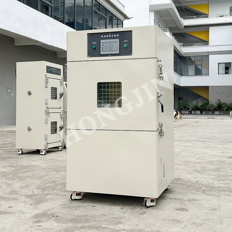 Auto Lithium Battery Combustion Test Chamber Battery Safety Testing Equipment Lithium Battery Pack Flame Resistance Tester