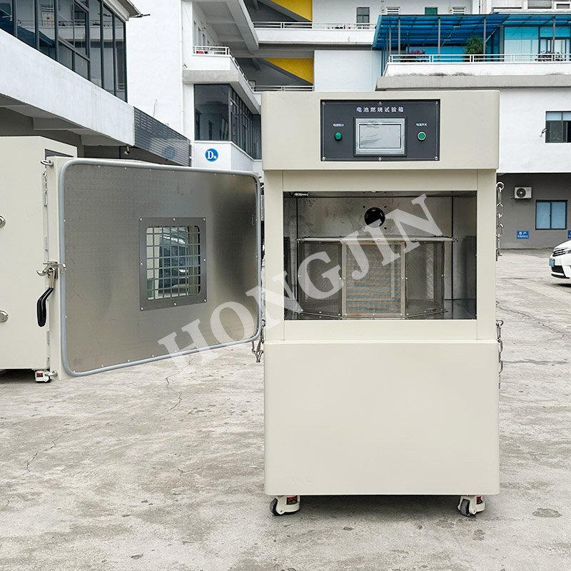 Auto Lithium Battery Combustion Test Chamber Battery Safety Testing Equipment Lithium Battery Pack Flame Resistance Tester