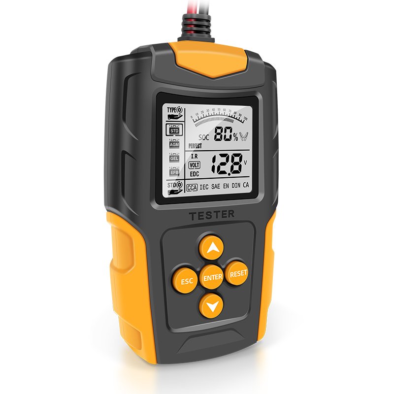 2023 new E-Fast TK100 12V 24V lead acid battery tester analyzer digital AGM GEL battery tester for cars motorcycles trucks