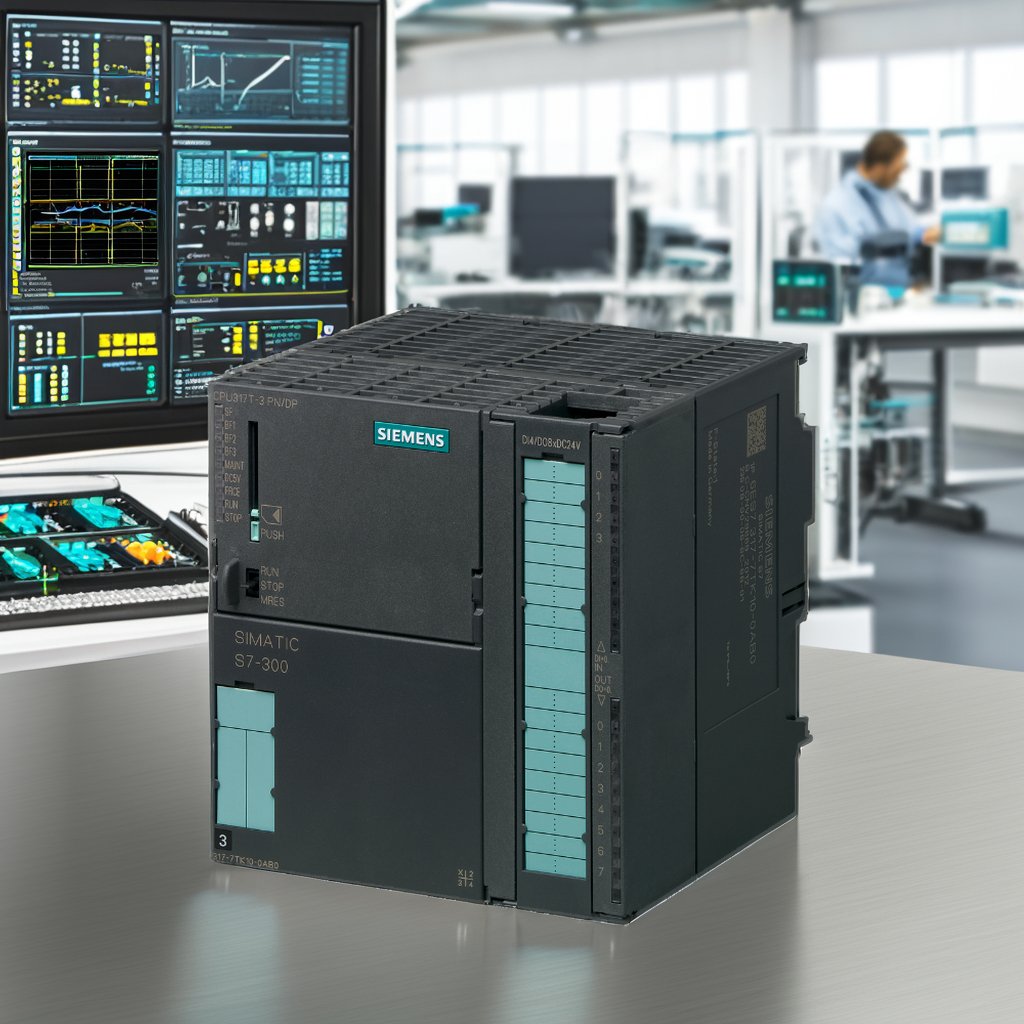 Original Brand New Siemens SIMATIC S7-300 CPU 317T-3 PN/DP 6ES7317-2AJ10-0AB0 & 6ES7317-7TK10-0AB0 PLC PAC Dedicated Controllers
