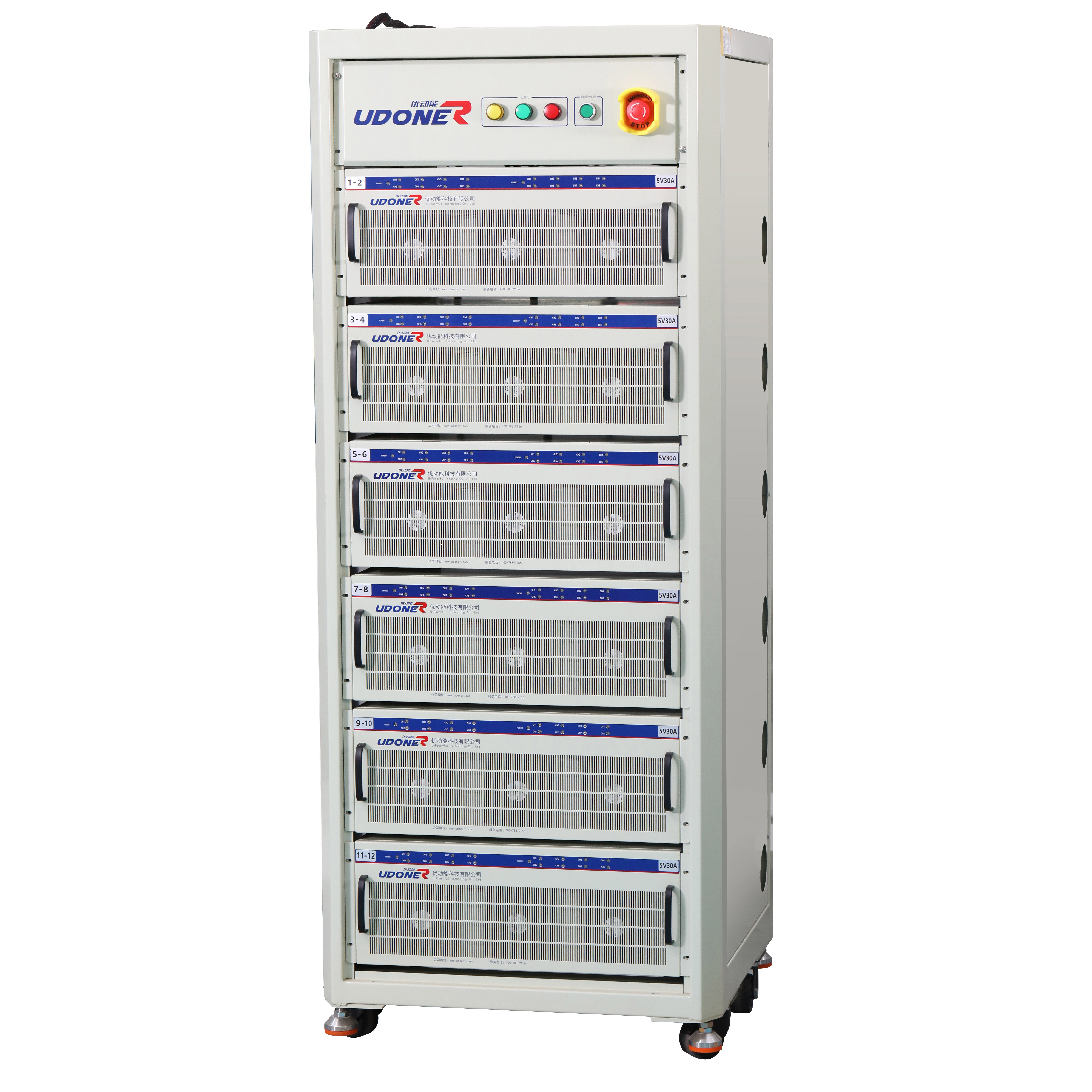 Factory direct battery testing equipment 5V6A10A battery charging and discharging cabinet lithium battery test