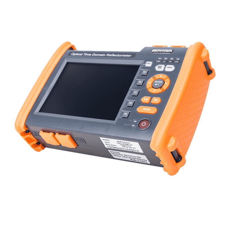 NOKER NK5600 OTDR 1310/1550nm 30/32DB 120KM Fiber Reflectometer Touch Screen OPM VFL 5MW Event Map Fiber Tester