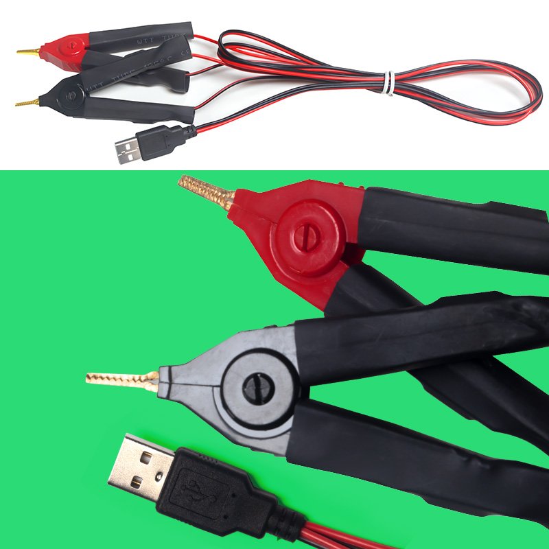 Universal Digital Multimeter Tester Lead Probe Needle Tip Test Leads Kelvin Clip Pin Hot Four Wire Pen Cable For Battery Testers