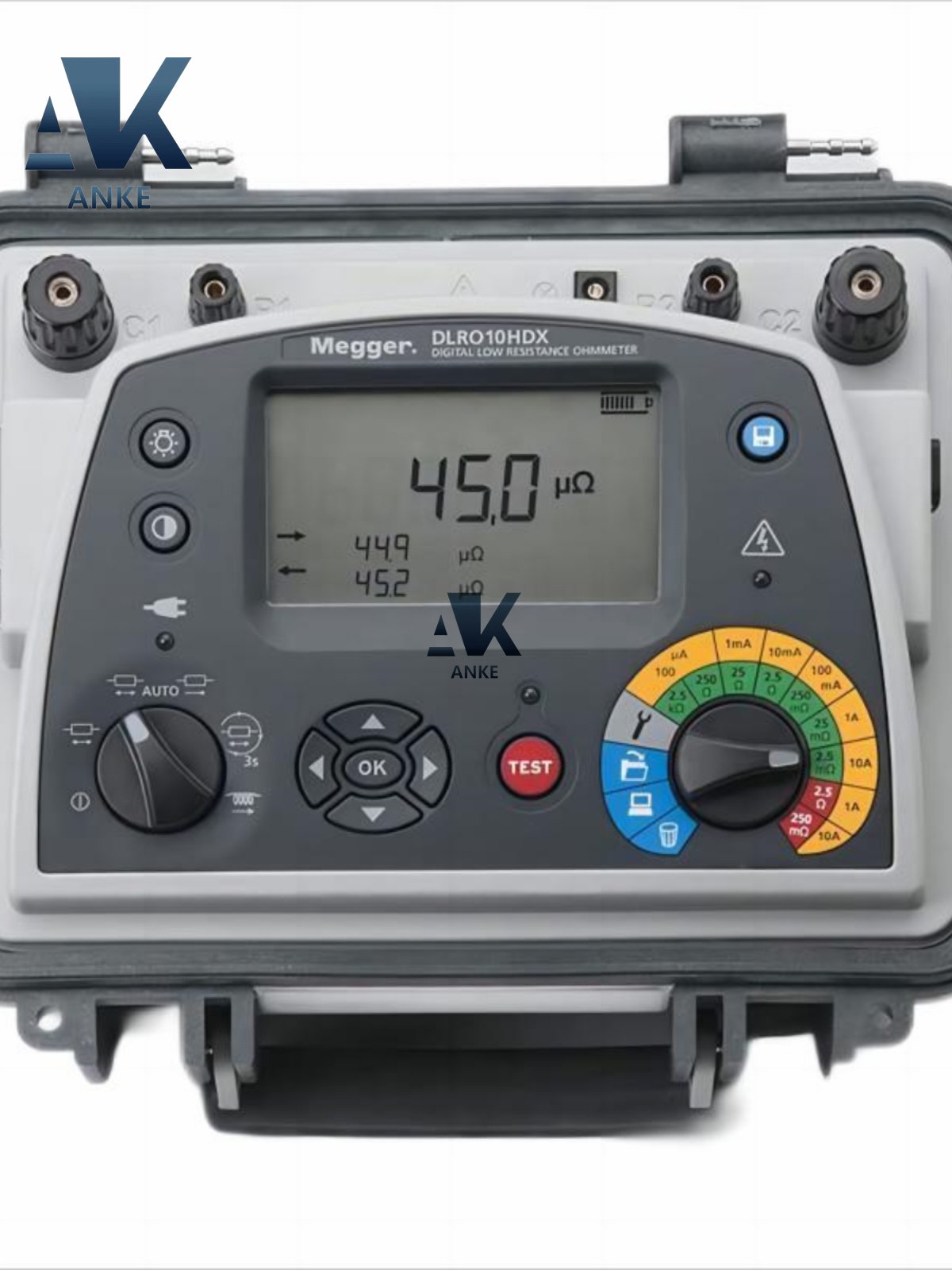 Megger DLRO10/DLRO10X/DLRO10HD/DLRO10HDX LOW RESISTANCE OHMMETERS