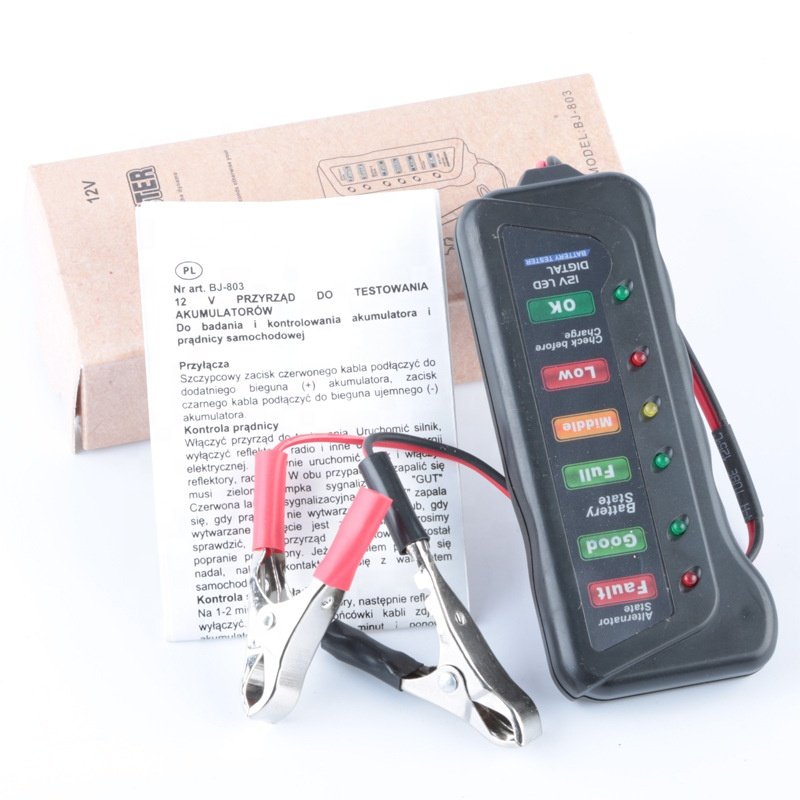 Battery tester battery tester 12V life voltage power replacement battery diagnostic instrument