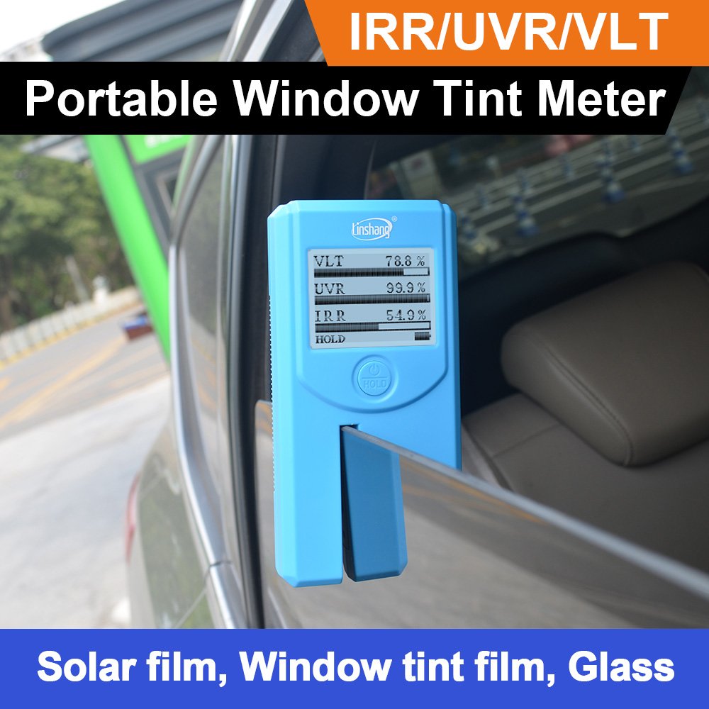 LS163 LS163A Portable Rotatable Screen Window Tint Film Tester Glass Car Window Tint Meter Solar Film Tester