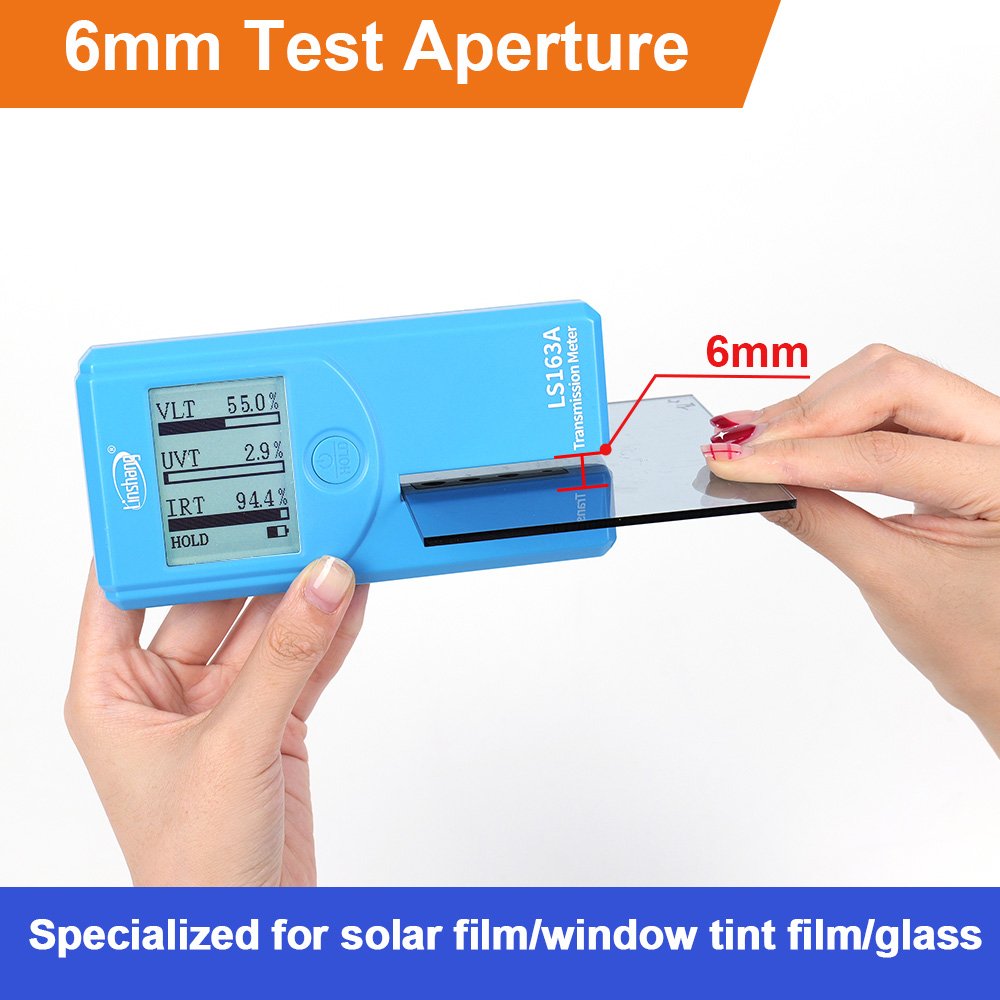 LS163 LS163A Portable Rotatable Screen Window Tint Film Tester Glass Car Window Tint Meter Solar Film Tester