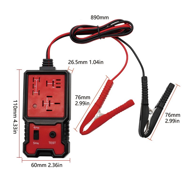 Car Relay Tester Electronic Automotive Relay Tester For Auto Battery Checker Alternator Analyzer Diagnostic Tool