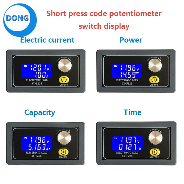 FZ25/FZ35 constant current electronic load Power aging adjustable load module Battery discharge capacity tester