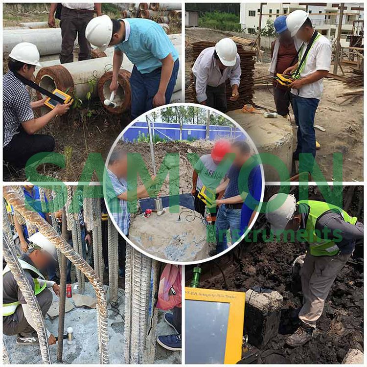 High-Contrast Touch Screen Display IP68 Waterproof LPT Low Strain Pit Pile Integrity Test equipment