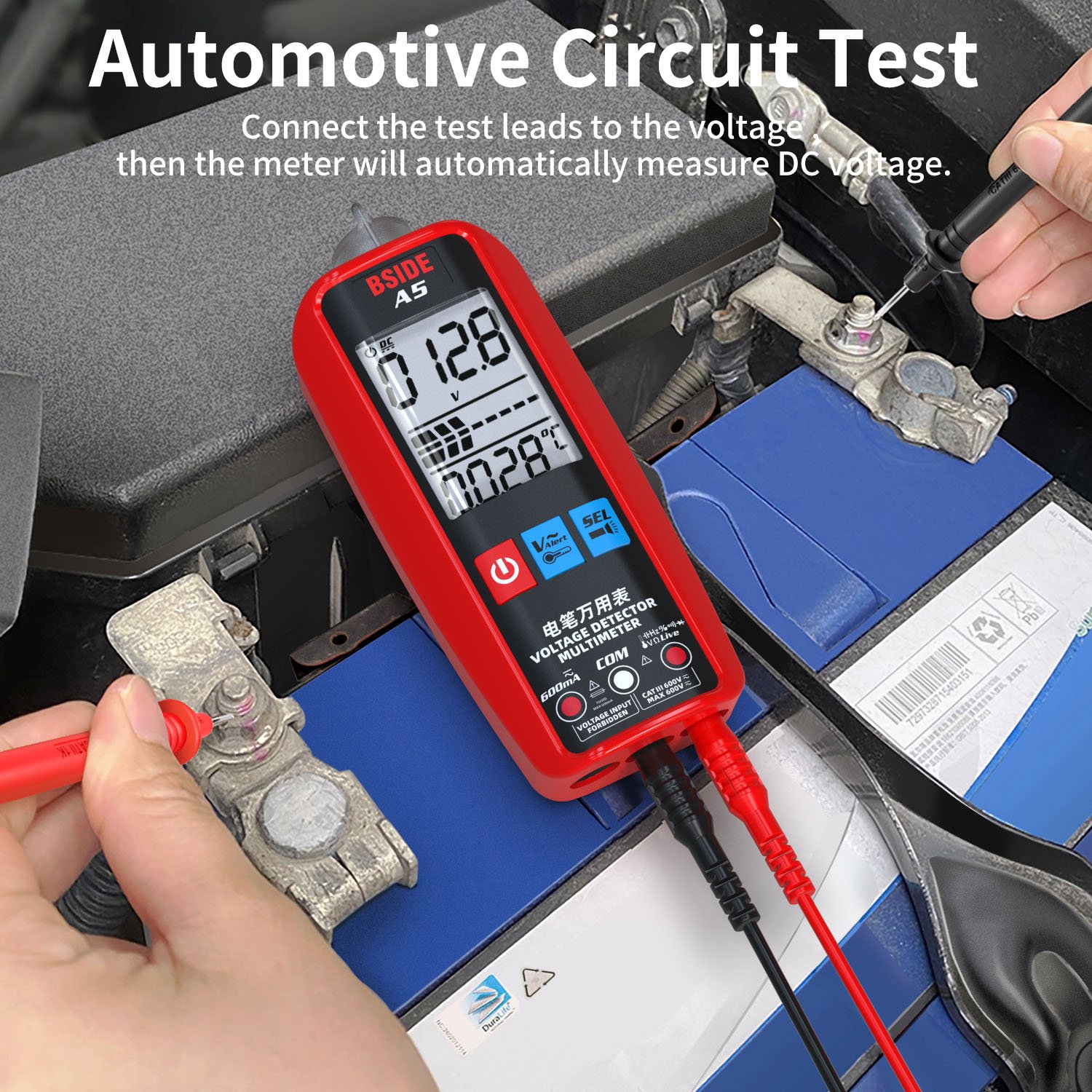 Wholesales Smart Multimeter BSIDE A5 Autoranging Portable Voltage Current Tester Voltmeter Digital Multimeters