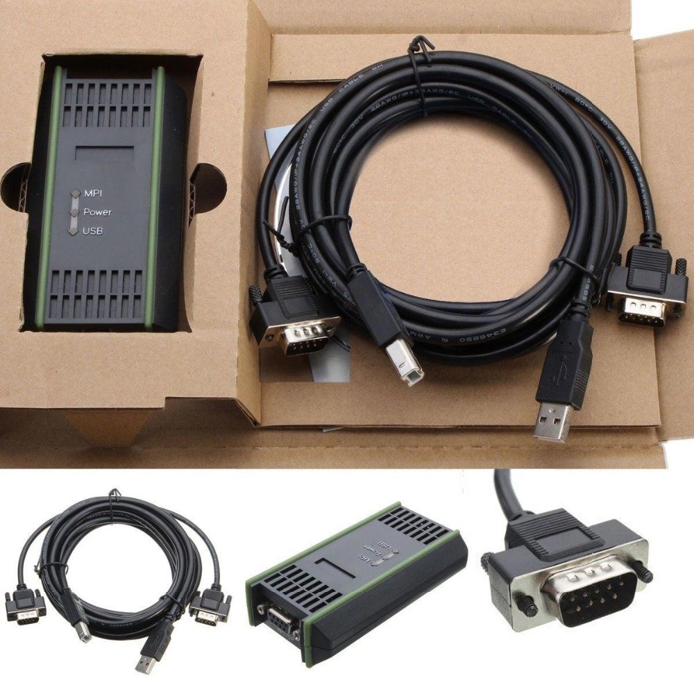 Brand new plc cable for Siemens S7-200/300/400 plc pac and dedicated controllers cable for S7 series plc programming cable etc