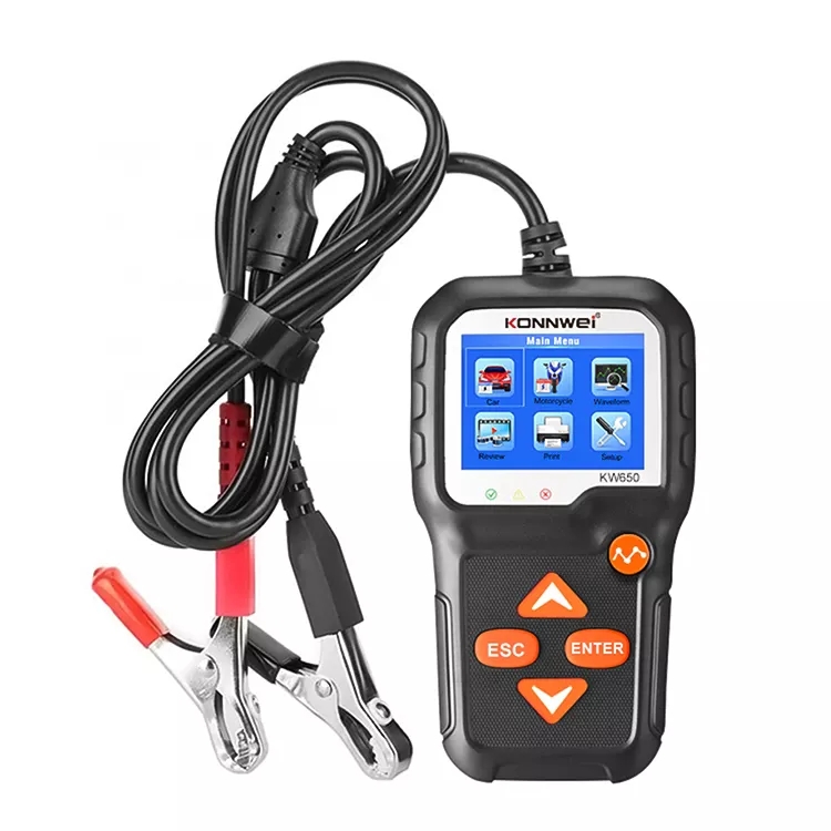 KW650 Car Battery Analyzer detect 6V-12V batteries of automobiles , motorcycles, lawn mowers