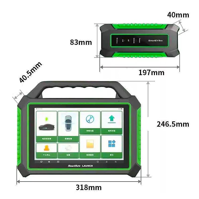 SmartSafe P01 Diagnostic Tool New Energy Vehicle Tester AC Detector Battery Pack Vehicle System Testing Repair Maintenance