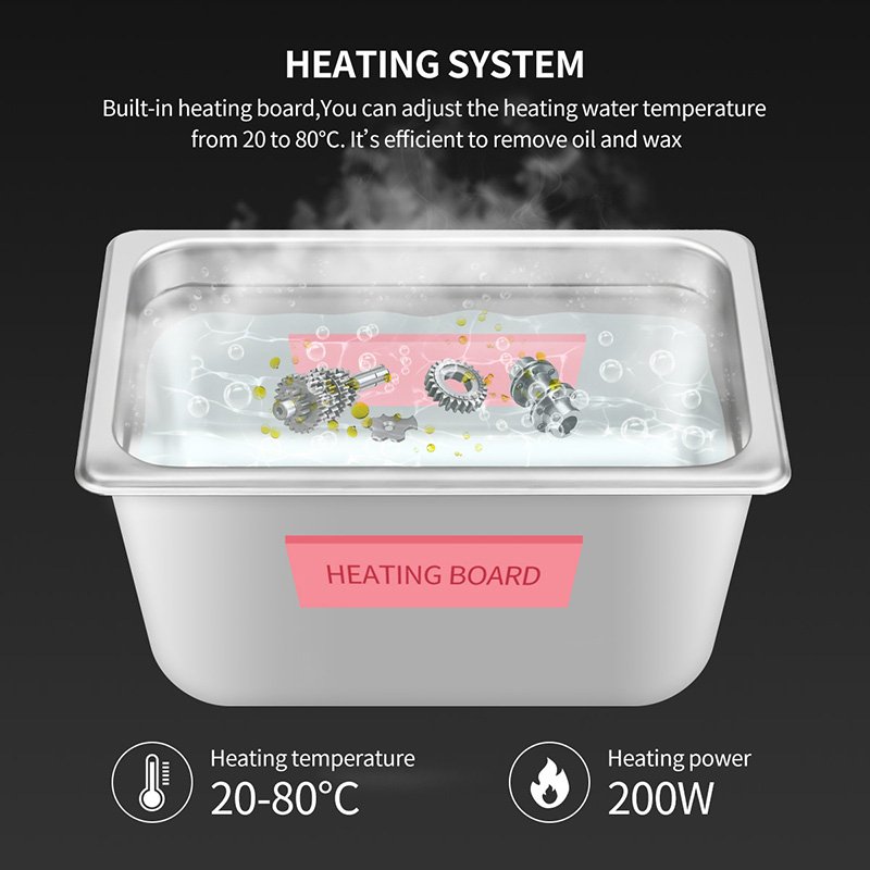 FD-050S Ultrasonic cleaning equipment FD-050S 14.5L 200W Denture Ultrasonic Lens Cleaner Household Ultrasonic Cleaners
