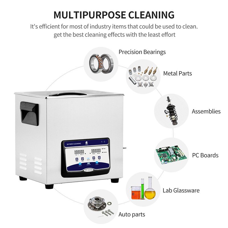 FD-050S Ultrasonic cleaning equipment FD-050S 14.5L 200W Denture Ultrasonic Lens Cleaner Household Ultrasonic Cleaners