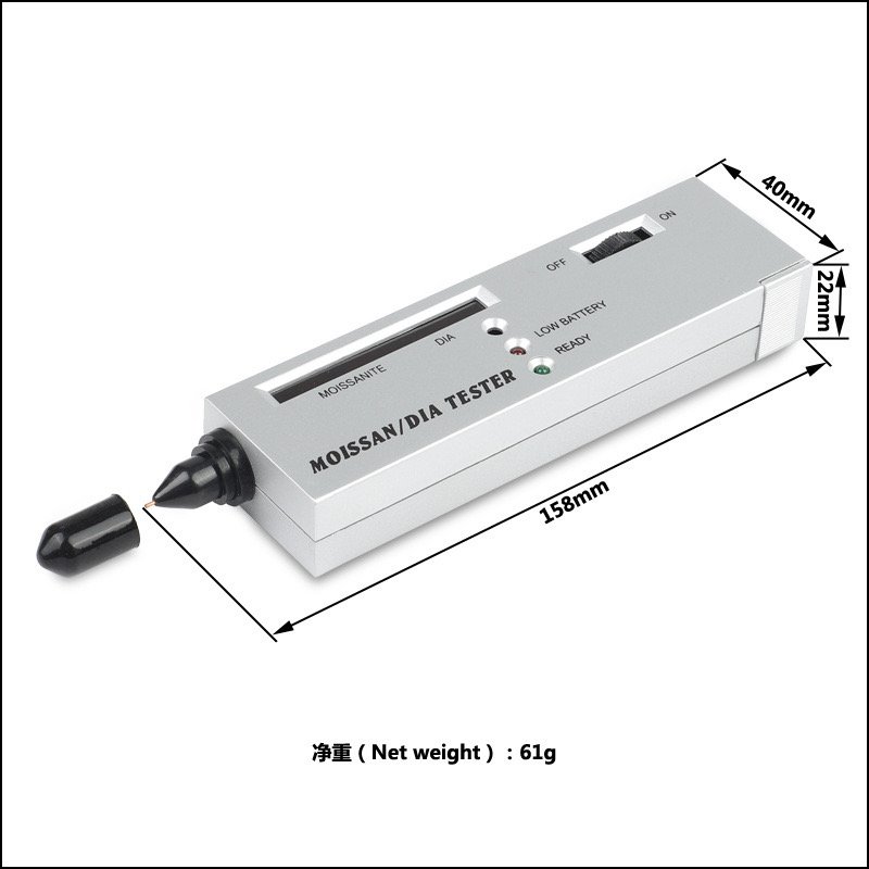 High Accuracy Metal Gemstone Detectors Diamond Mossanite Diamond Tester Pen Thermal Conductivity Meter