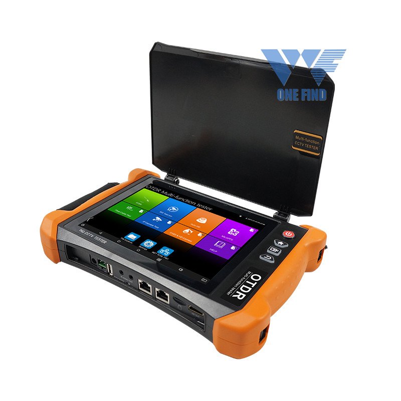 Onefind multi functions OTDR Dual wavelength 1310/1550 IP CVBS CVI TVI AHD CCTV Camera Fiber Cable Tester