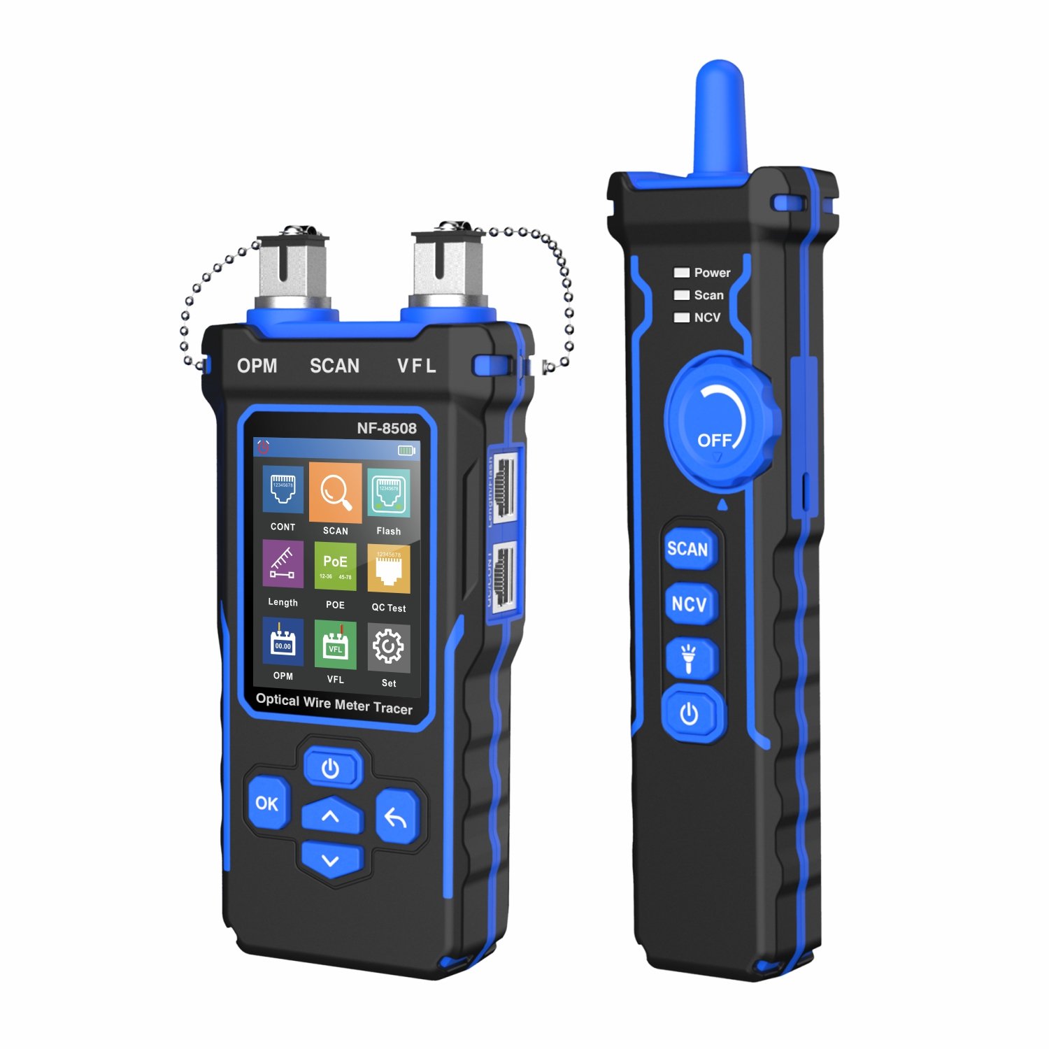 Utp Cat5e Multifunction Optical Power Meter Rj45 Network Cable Tester OPM VFL PoE tester Cable Locator