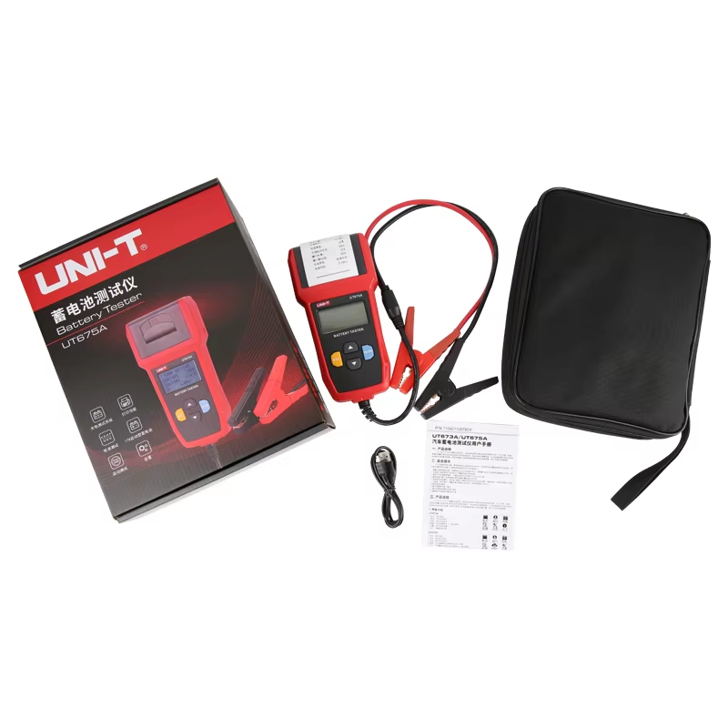 UNI-T UT675A Car Battery Tester Battery Check Scanner the car's Starting System and Charging Diagnostic Meter With printing