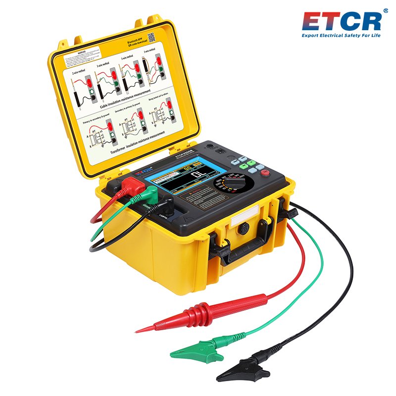 ETCR3500B Digital High Voltage Insulation Testers 10Kv For Electrical Equipment