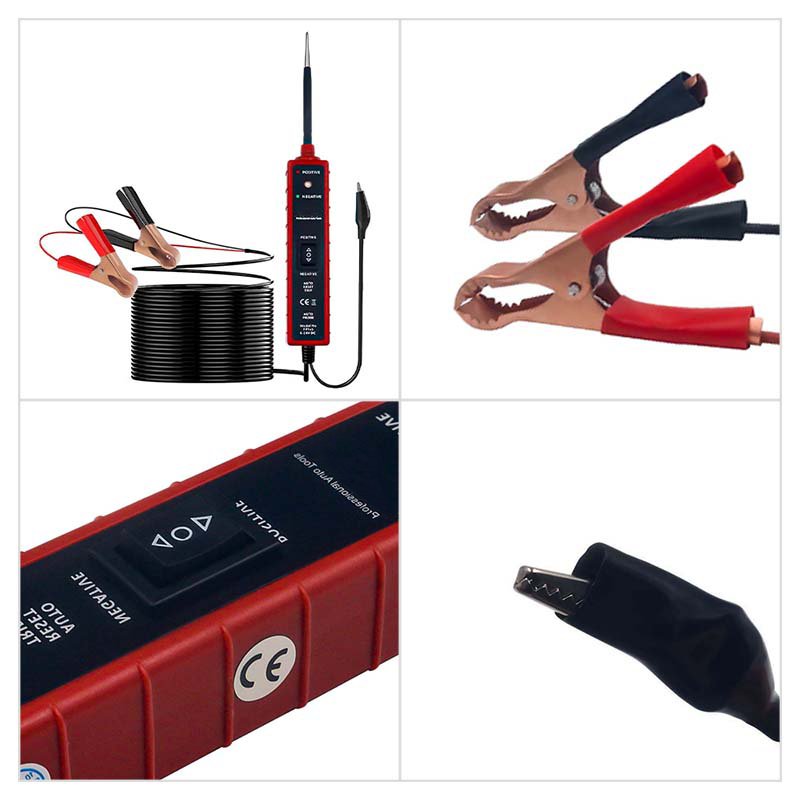 Multifunctional ET2213 Probe Car Electric Circuit Tester Pen 6-24V DC Auto Voltage Tester Power Probe Battery Diagnosis Scanner