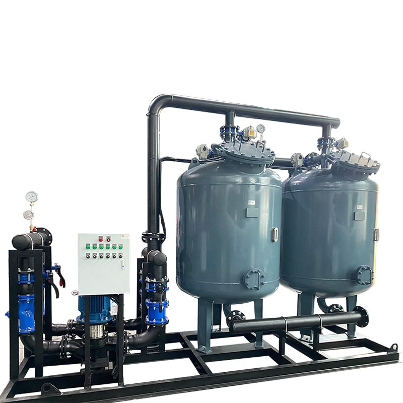 High quality Quartz sand multi-media filter activated carbon shallow sand filter tan manganese sand filter