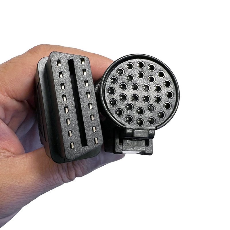 car obd connector obd adapter Professional customization and high quality IVECO 30PIN TO OBD 2 16PIN CABLE Trailer cable