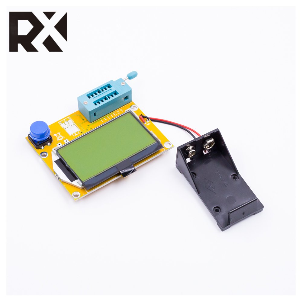 TZ Kuongshun LCR-T4 Digital Transistor Tester Resistance Capacitance ESR Meter MOS/PNP/NPN/LCR With Case