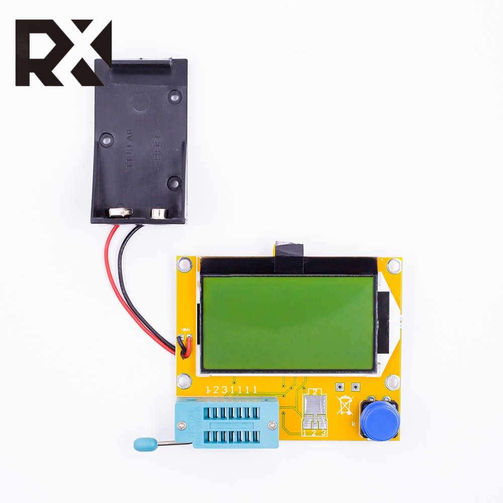 TZ Kuongshun LCR-T4 Digital Transistor Tester Resistance Capacitance ESR Meter MOS/PNP/NPN/LCR With Case