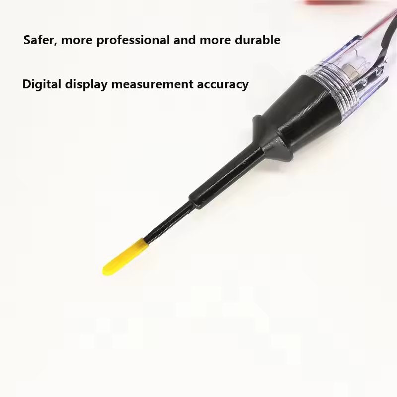 6V 12V DC Car Truck Voltage Circuit Tester Digital Display Long Probe Pen Light Bulb Automobile Diagnostic Tools Auto Repair