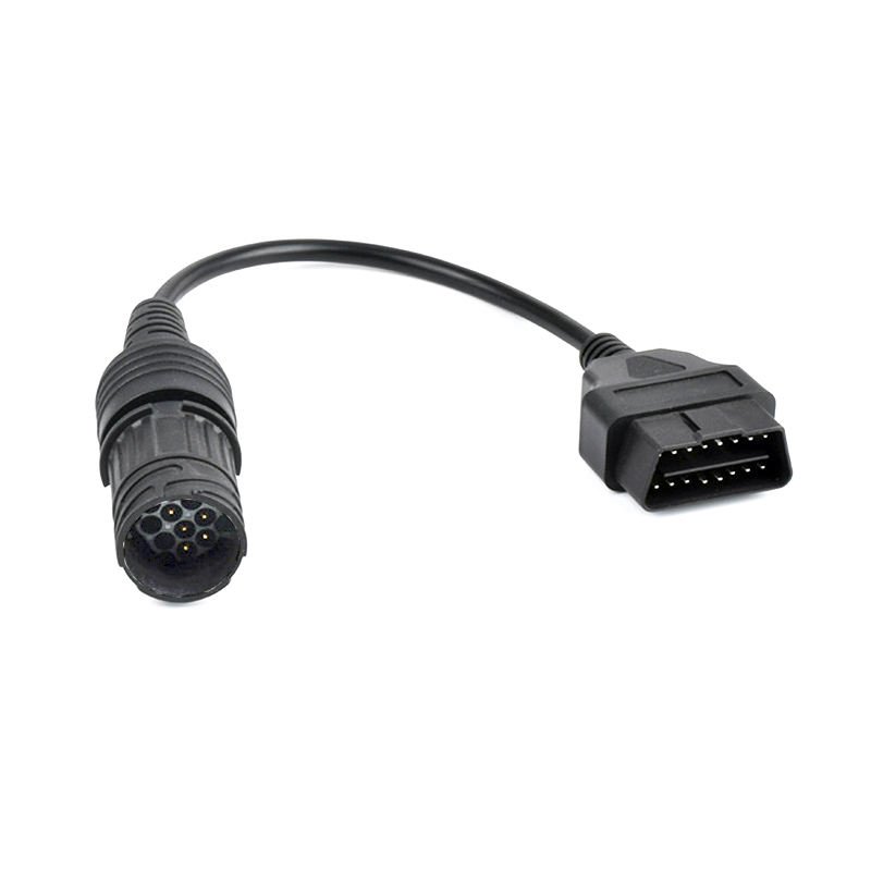 Suitable for BMW locomotive tester car connection line 10Pin male to OBD 2 adapter line