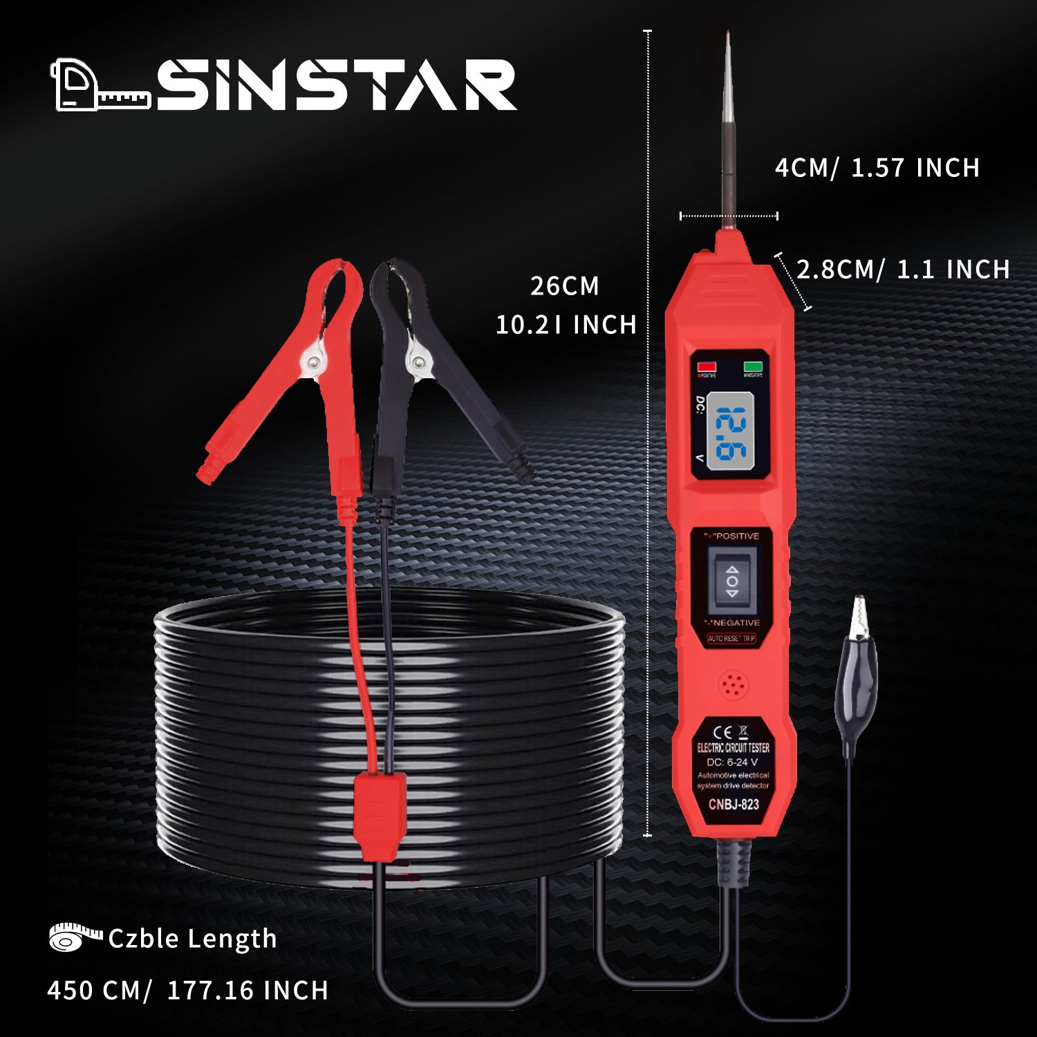 1 Set Automotive Circuit Tester Diagnostic Cable Table for Automotive Probe Electrical System Digital Lighting