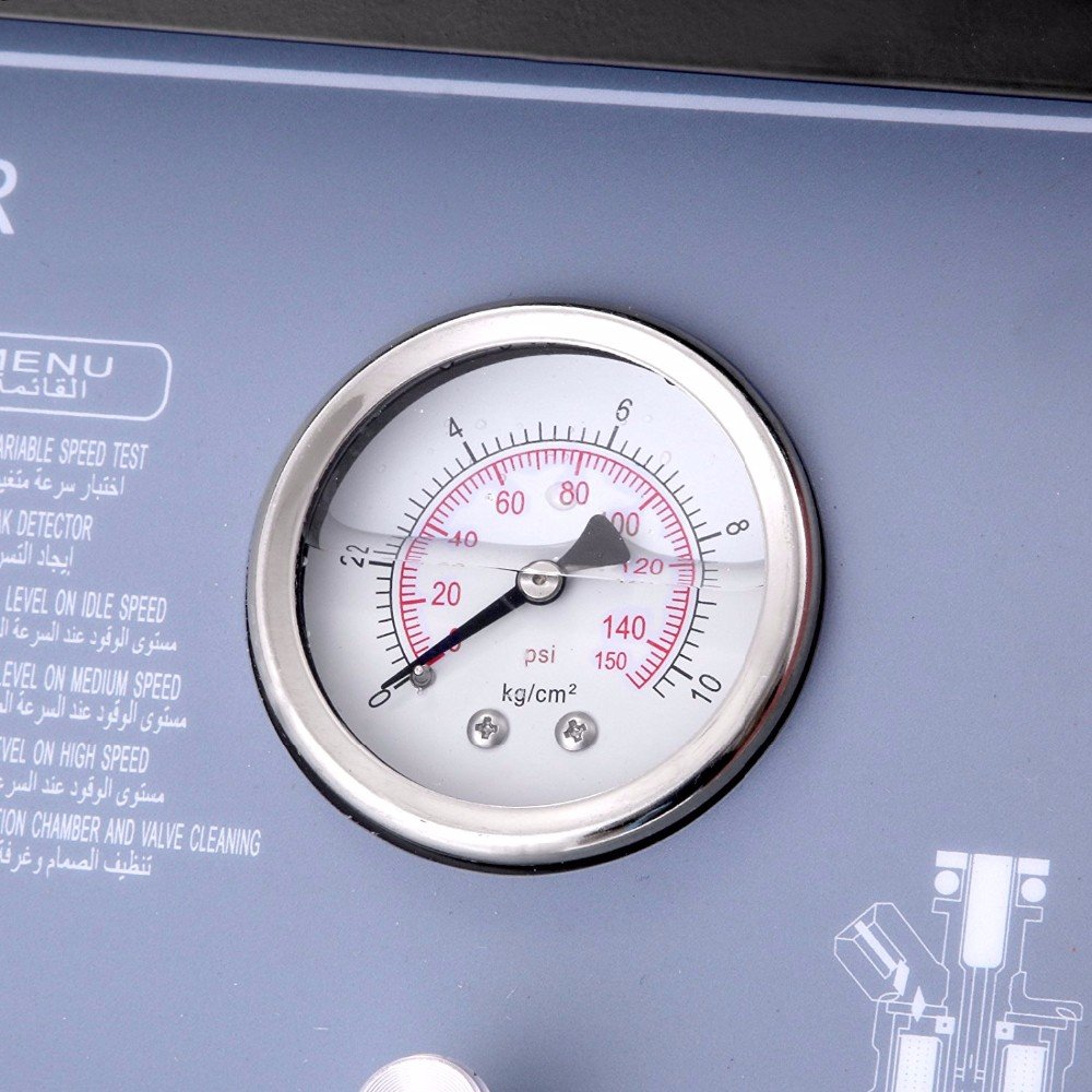 8 Cylinder Fuel Injector Flow Tester Fuel ultrasonic injector cleaning machine