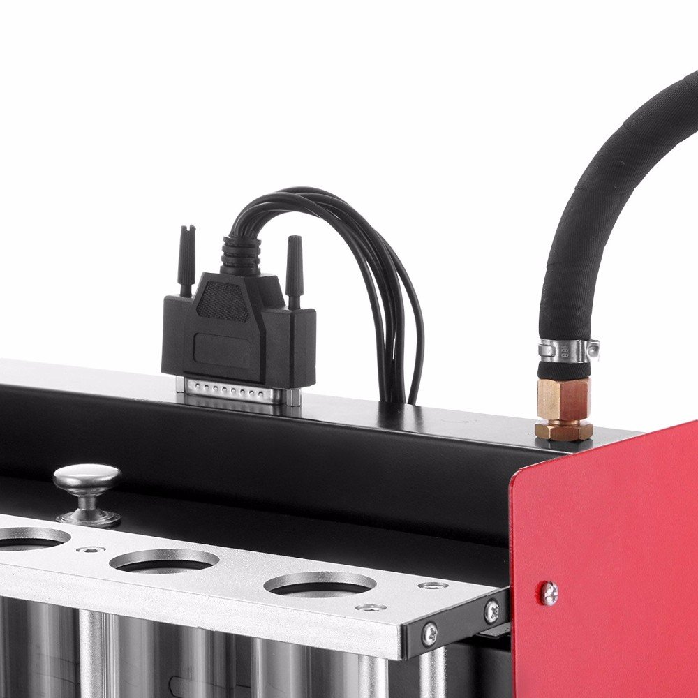 8 Cylinder Fuel Injector Flow Tester Fuel ultrasonic injector cleaning machine