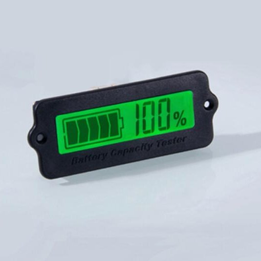 LCD display 12V Digital battery capacity tester