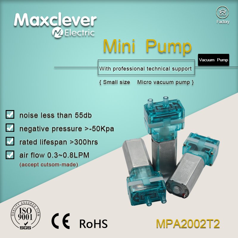 300-800ml/min -50 to-60kpa dc3/3.7/5/6v micro vacuum pump for beauty care sucking device gas detection Formaldehyde tester