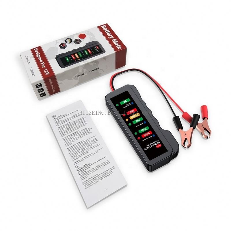 Car battery tester 12V battery tester foreign trade wholesale pp bag packaging