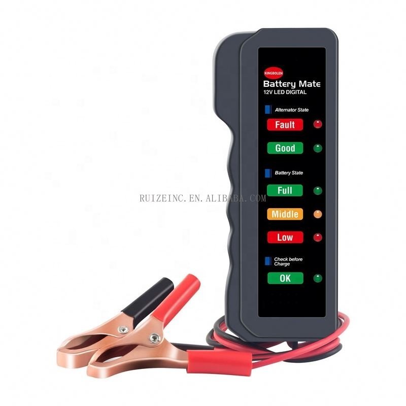 Car battery tester 12V battery tester foreign trade wholesale pp bag packaging