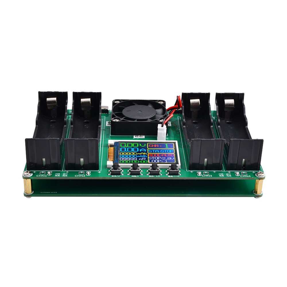 18650 Lithium Battery Capacity Tester Module MAh MWh Digital Battery Power Detector Module 18650 Battery Tester Type-C Auto