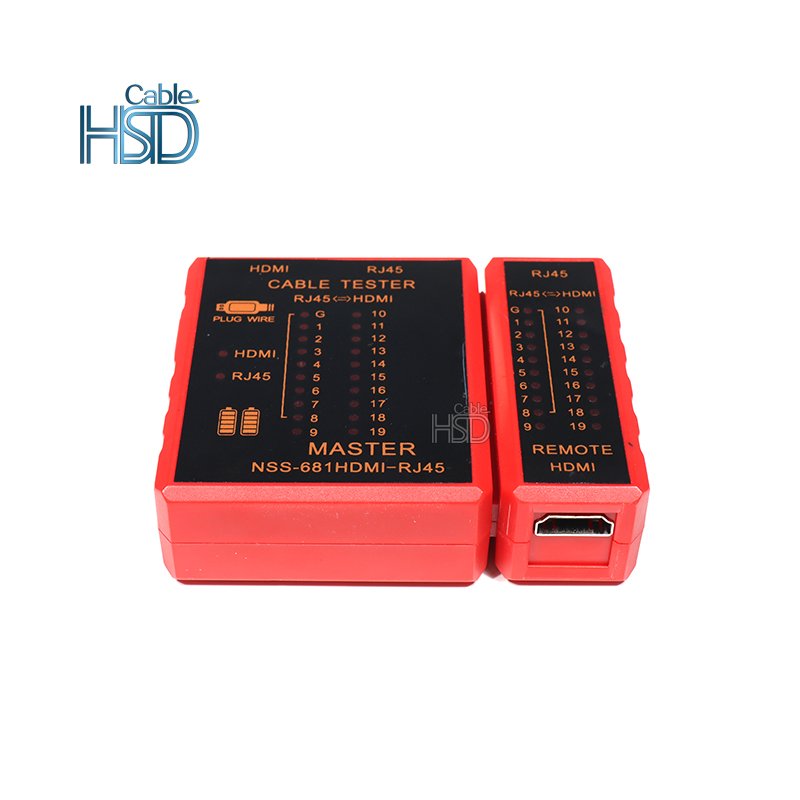 HD Cable Network Cable Tester POE Anti-Burning Detector 681 RJ45 Network Tester