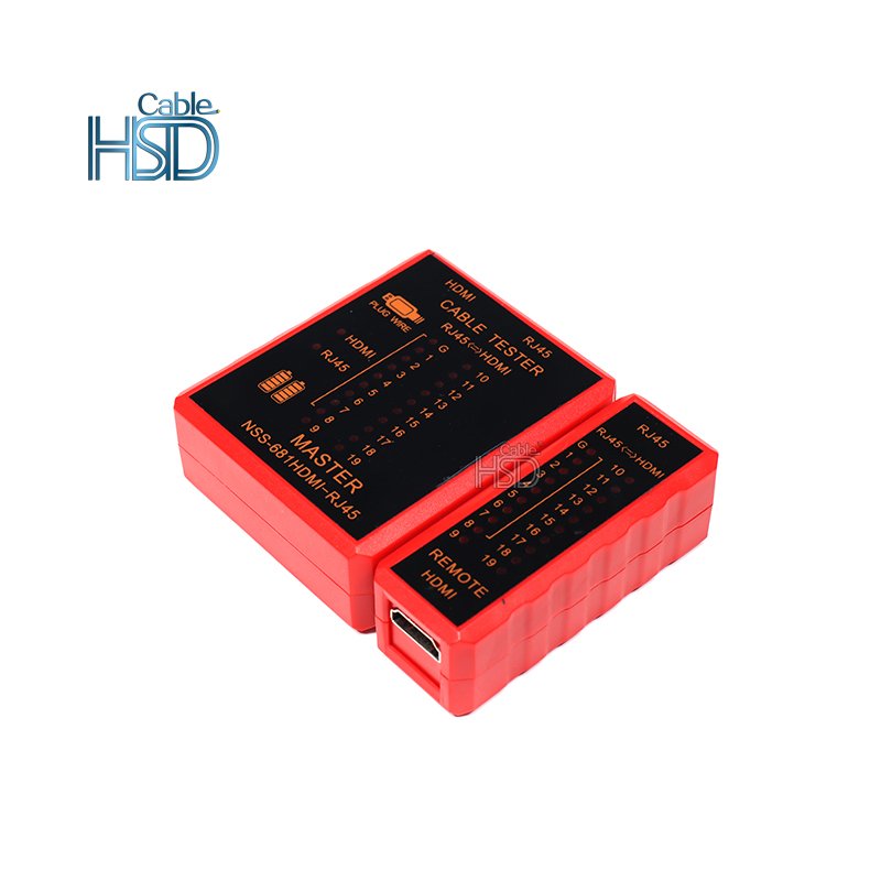 HD Cable Network Cable Tester POE Anti-Burning Detector 681 RJ45 Network Tester