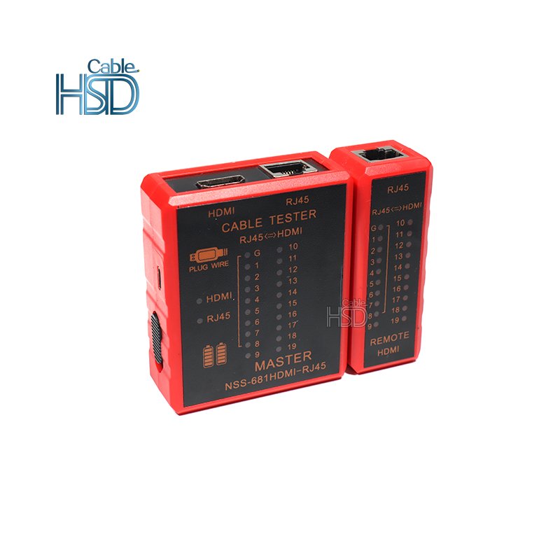 HD Cable Network Cable Tester POE Anti-Burning Detector 681 RJ45 Network Tester