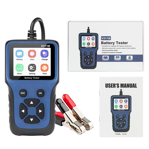 V311B 12V Car Battery Tester ABS Material Code Reader for Efficient Testing