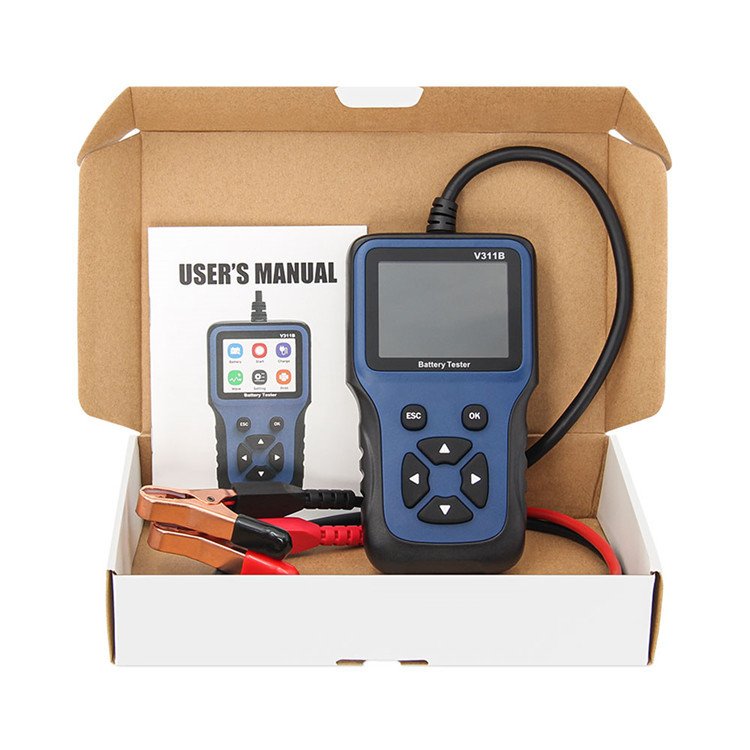 V311B 12V Car Battery Tester ABS Material Code Reader for Efficient Testing