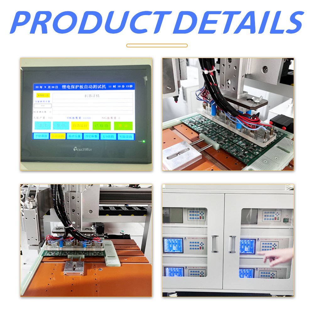 Semi-automatically Lithium Battery Pack Protective Plate BMS PCB Protection Board Testers Testing Equipment Machine