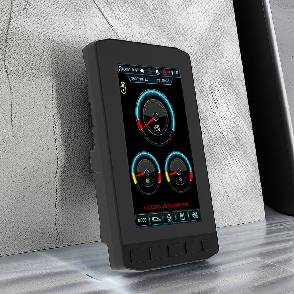 Plc Pac And Dedicated Controllers Waterproof Capacitive Touch Industrial Open Frame Monitor Excavator Display plc hmi all in one