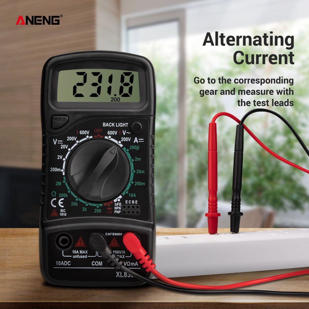 ANENG XL830L Digital Multimeter Esr Meter Testers Automotive Electrical Dmm Transistor Peak Tester Meter Capacitance Meter